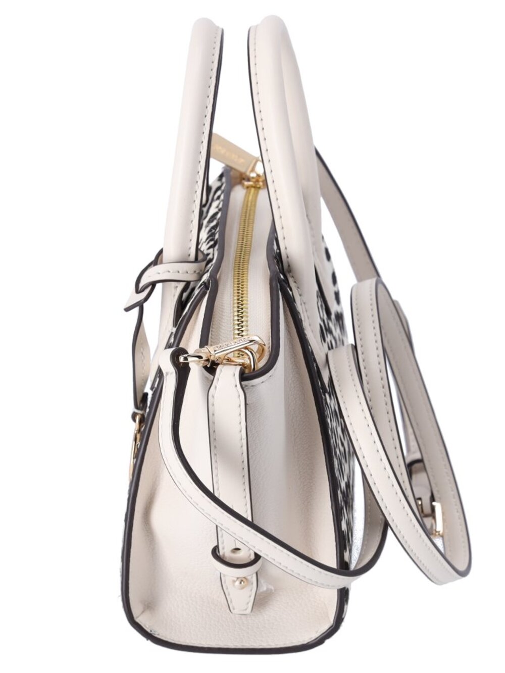 Michael Kors Avril XS Satchel Shoulder Crossbody Bag Exotic Light Cream Multi - Picture 3 of 6